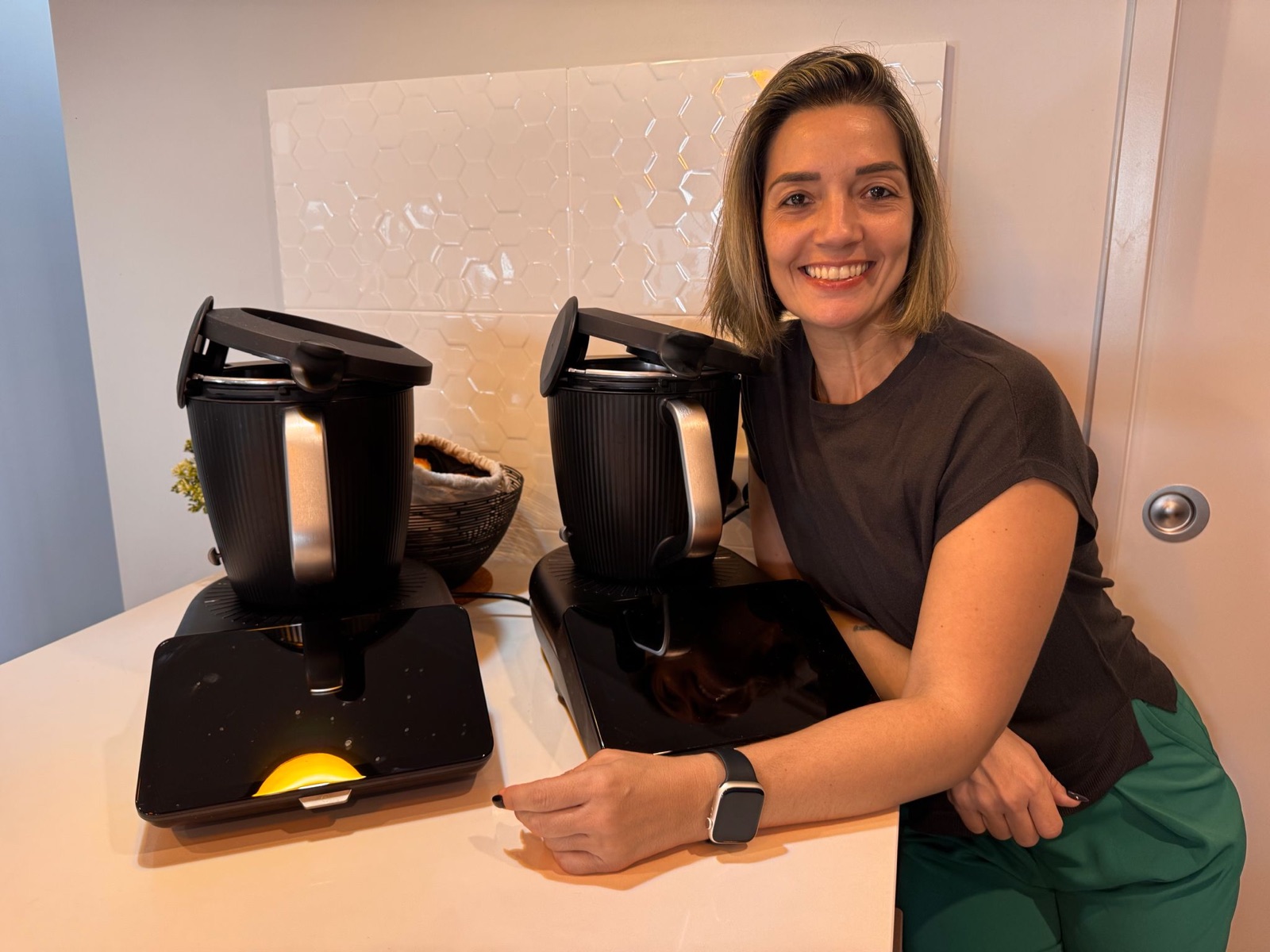 Aly with her Thermomix machines