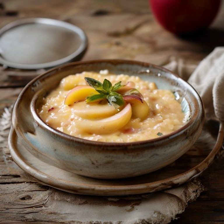 Apple & Cinnamon Porridge made in a Thermomix