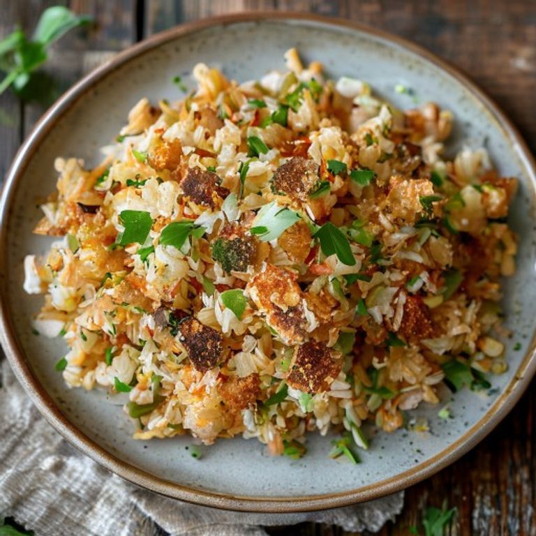 Crispy Rice Salad made in a Thermomix