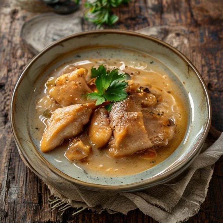 Ginger Chicken Congee made in a Thermomix