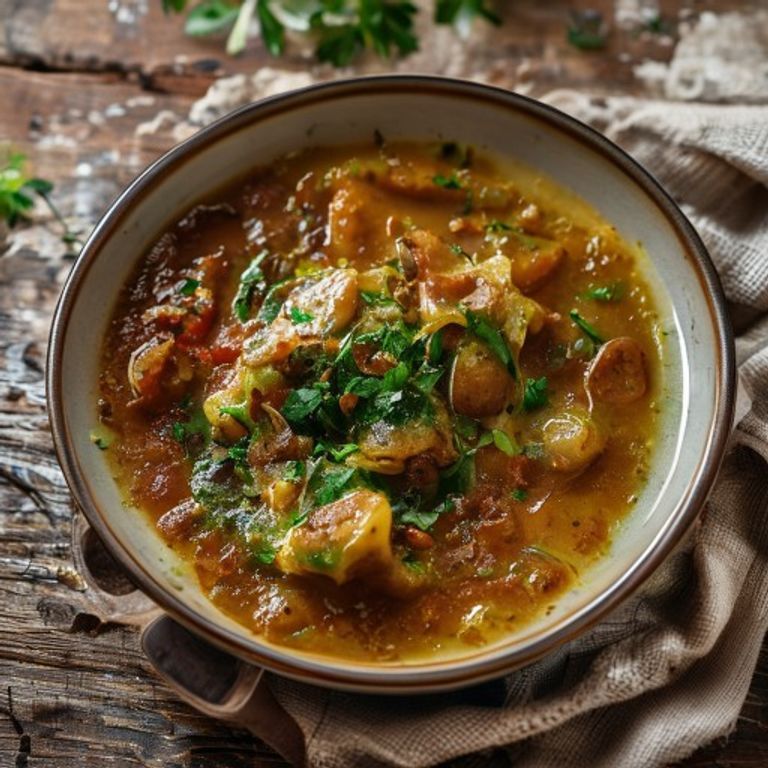 Green Shakshuka made in a Thermomix