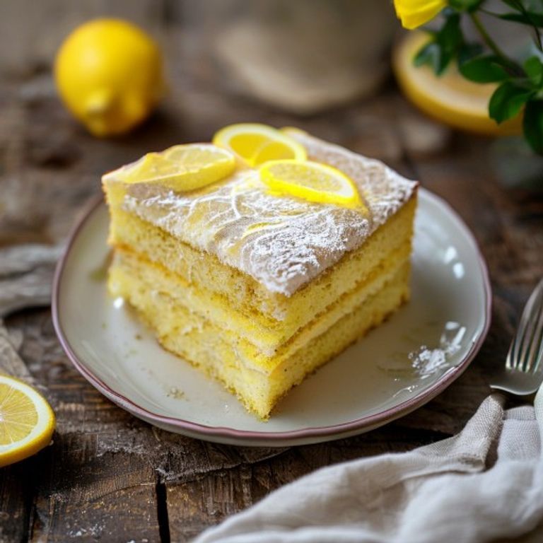 Lemon Drizzle Cake Thermomix recipe