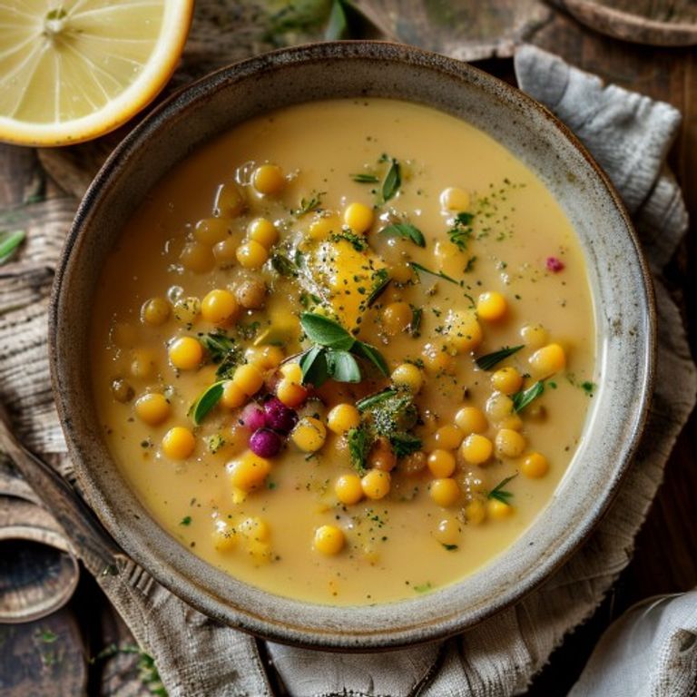 Lemony Chickpea Soup made in a Thermomix