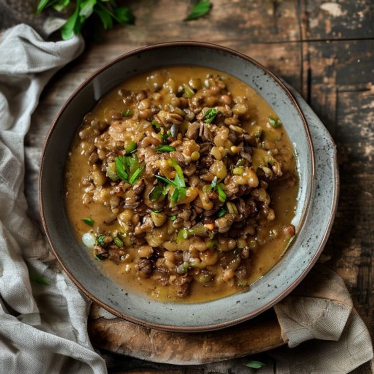 Lentil & Mushroom Ragù made in a Thermomix
