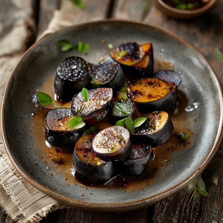 Miso Glazed Eggplant made in a Thermomix