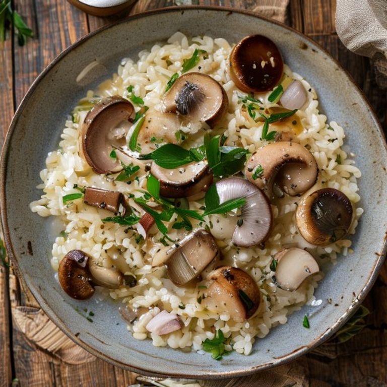 Mushroom Risotto made in a Thermomix