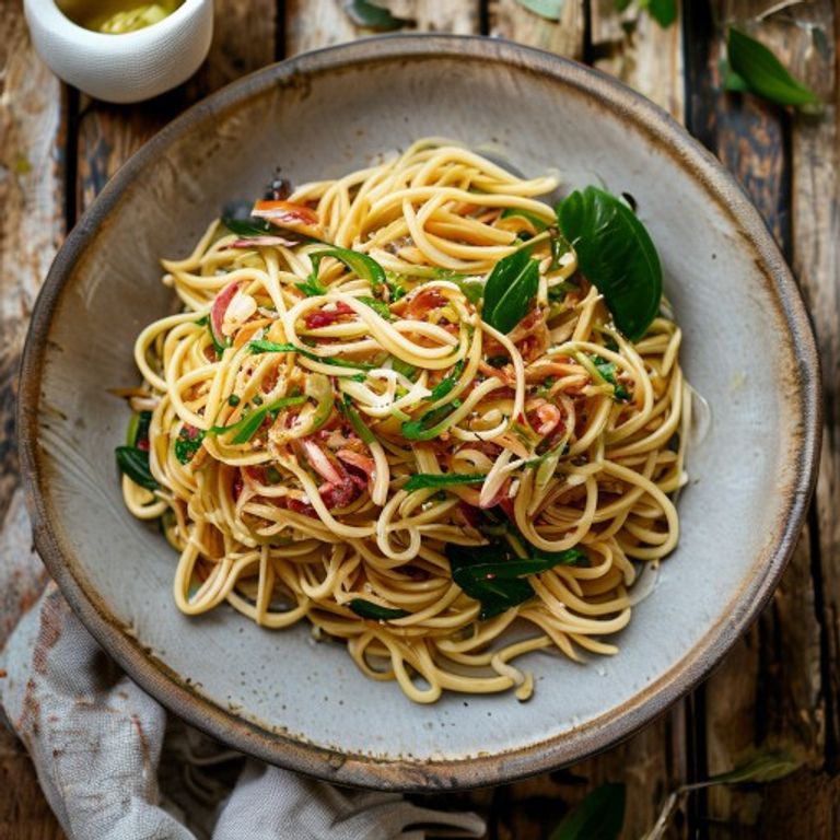 Peanut Noodle Salad made in a Thermomix