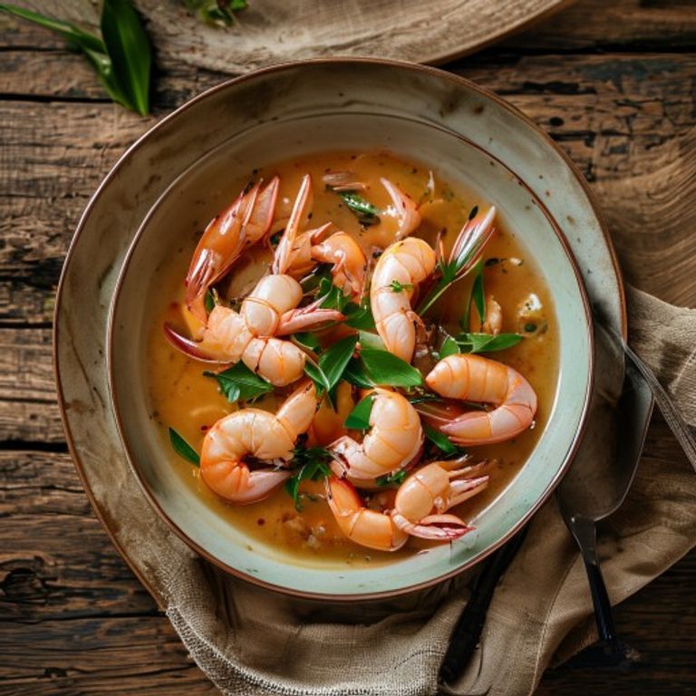 Prawn Laksa made in a Thermomix