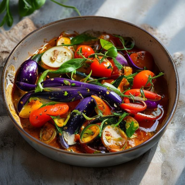 Ratatouille made in a Thermomix