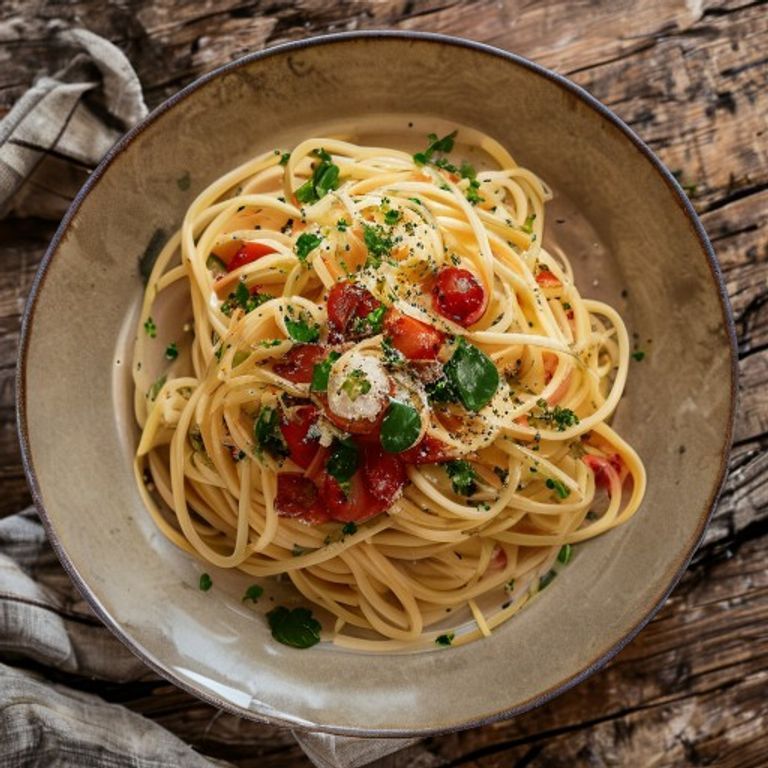 Spaghetti Puttanesca made in a Thermomix