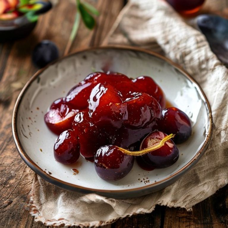 Spiced Plum Jam made in a Thermomix