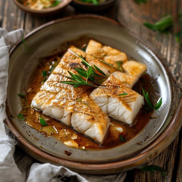 Steamed Ginger & Soy Fish made in a Thermomix