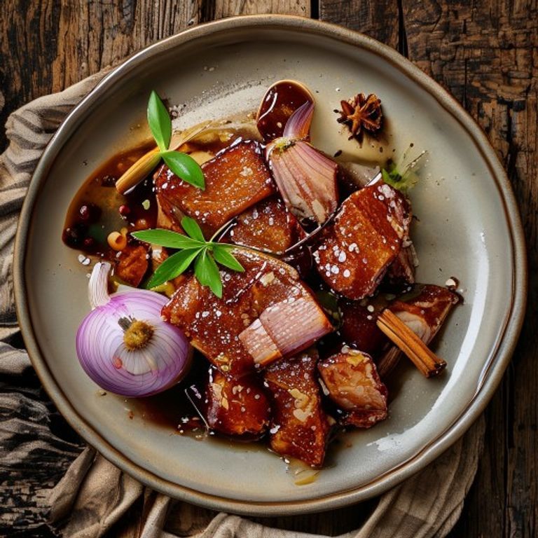 Sticky Pork Belly Thermomix recipe