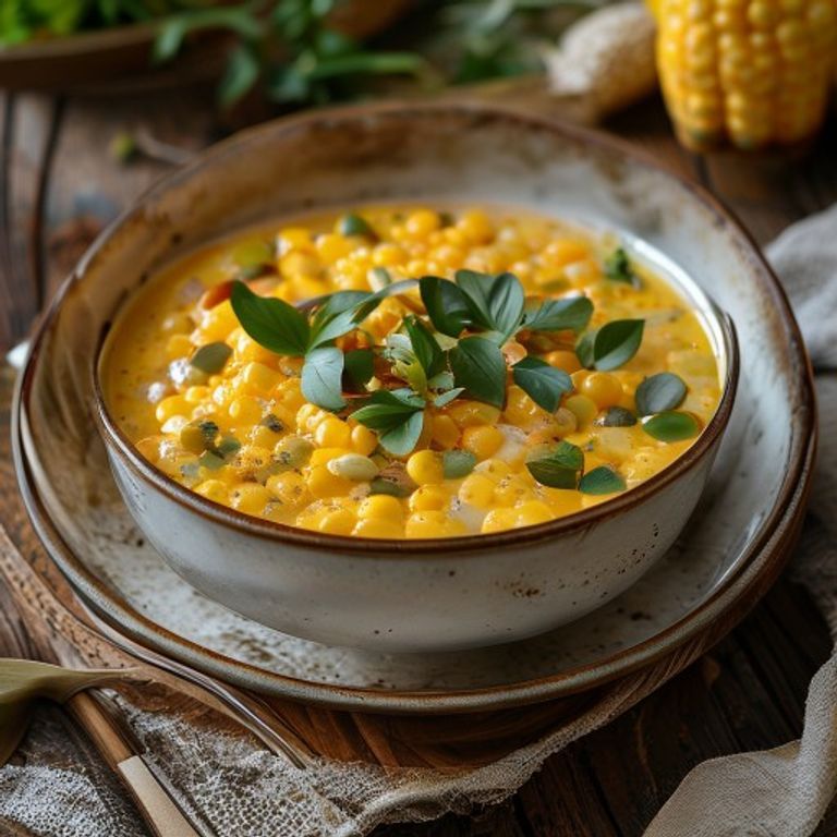 Sweetcorn Chowder made in a Thermomix