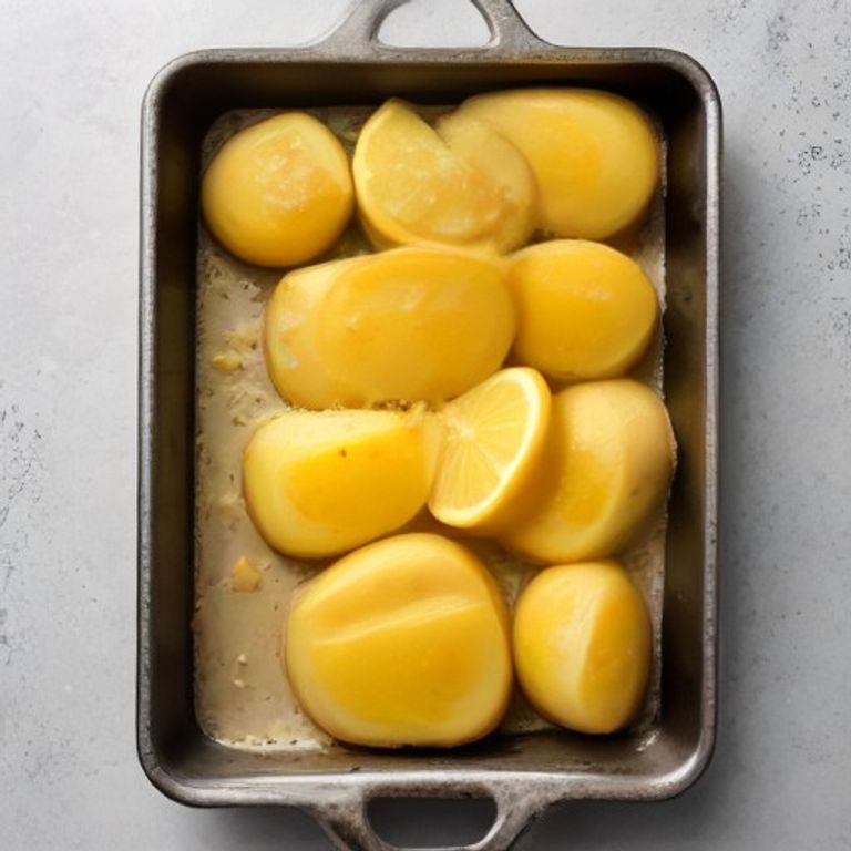 Thermomix Lemon Potato Traybake Thermomix recipe