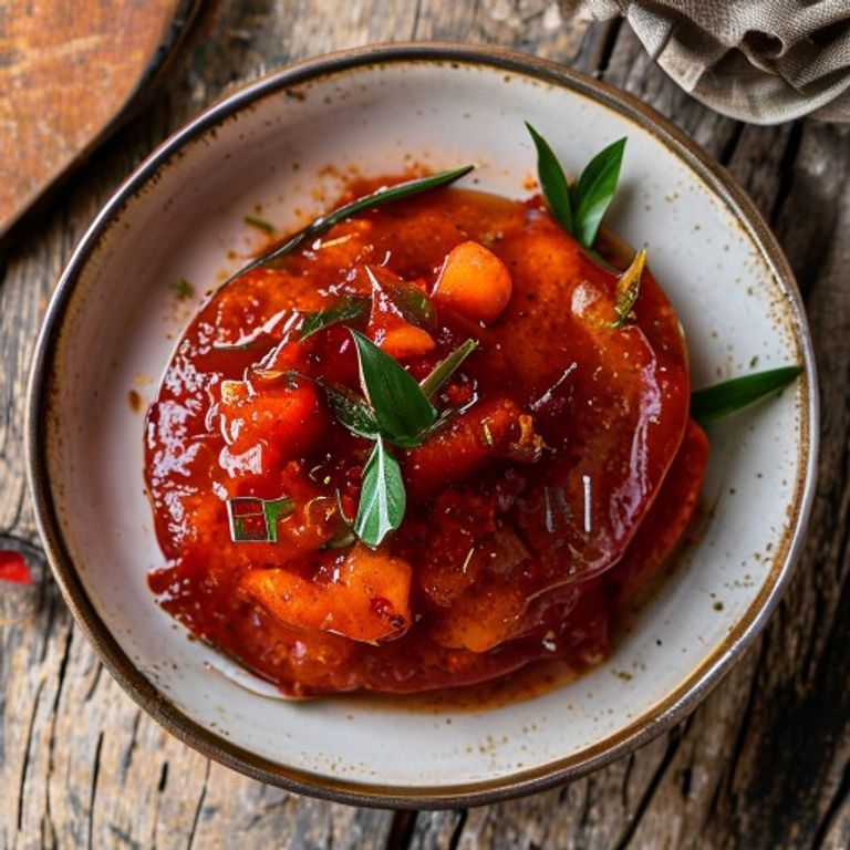 Tomato Chilli Jam made in a Thermomix